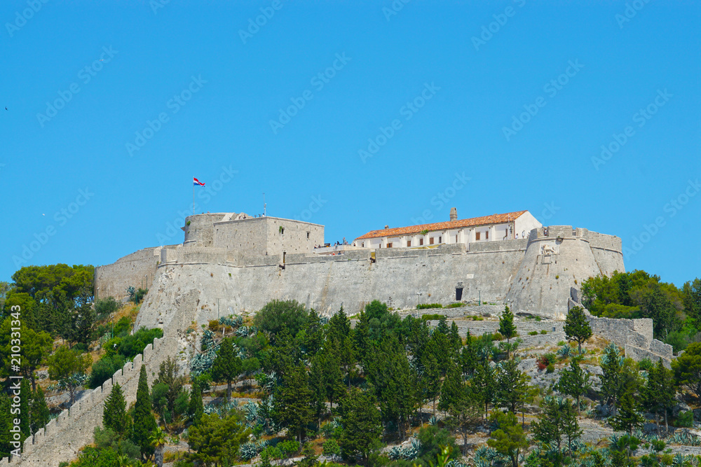 Fototapeta premium Hvar fortress in Croatia
