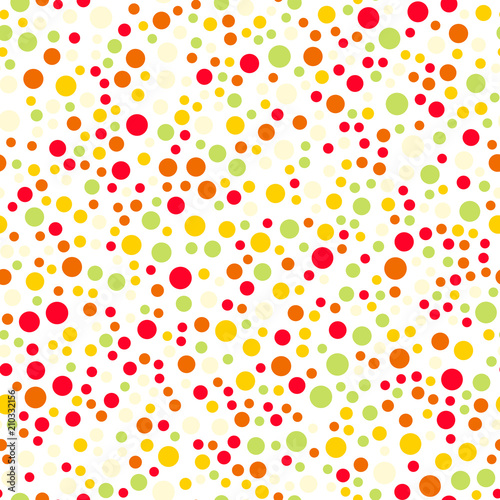 Fototapeta Naklejka Na Ścianę i Meble -  Colorful dots seamless backgound