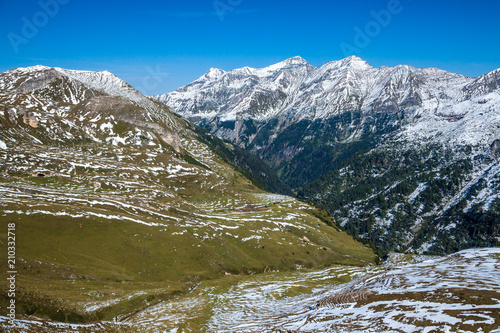 Views along the Grossglockner High Alpine Road in Austria  Europe