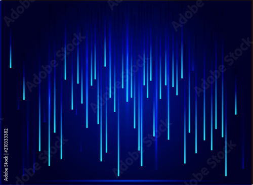 Sci-fi Abstract Matrix Futuristic Technology blue Background illustration. Vector