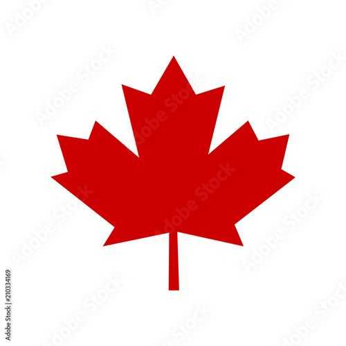 Canada leaf sign