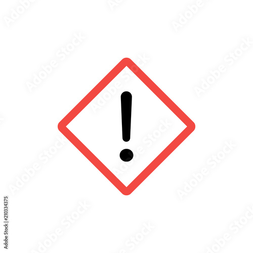 Danger icon sign