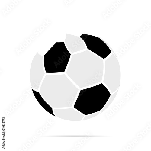 Football soccer ball sign