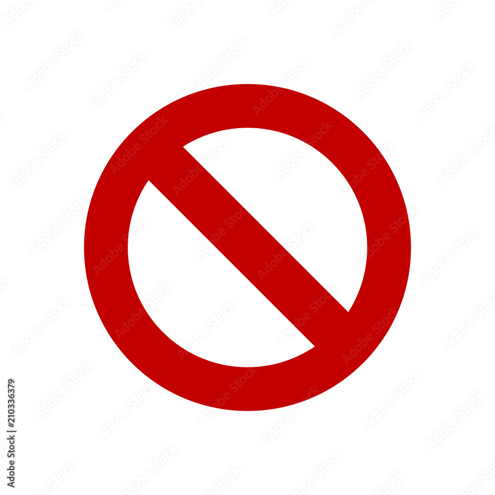 prohibition road sign prohibition road sign