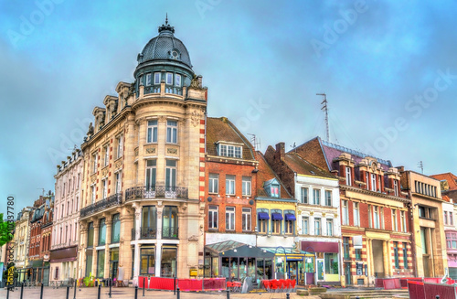 Buildings in Tourcoing, a town near Lille in Northern France photo