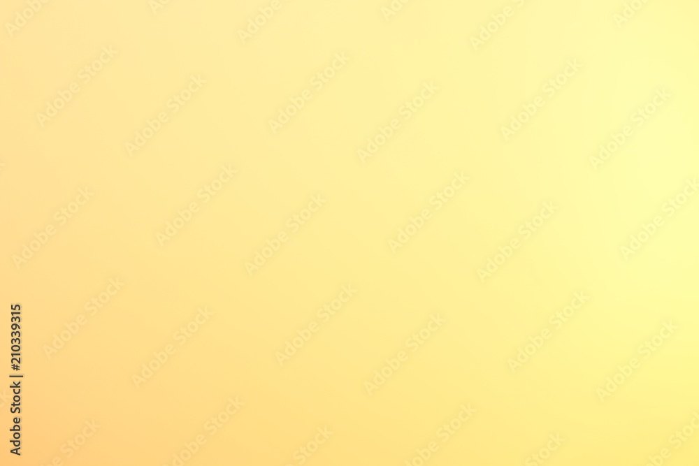 Background soft light yellow gold blurry pastel color, Yellow gold