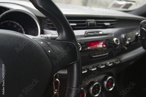 Interior of a sport car © Nicola