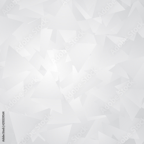 white abstract background of triangles
