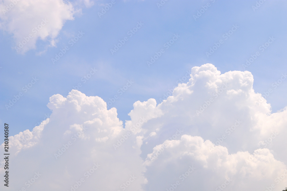 sky, blue sky soft cloud with fluffy clouds big, sky blue cloud