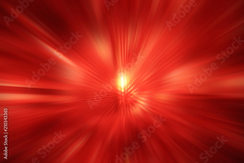 Valokuva Red light Zoom effect background, Colorful radial gradient effect concept digita