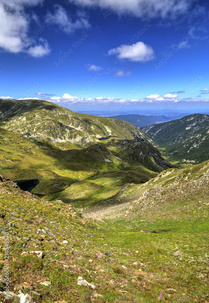 Beautiful landscape in the high mountain