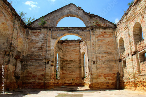 Old German church. Photo. Ukraine photo