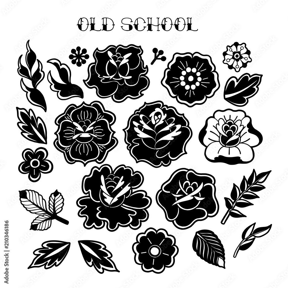 Graphic floral collection Graphic floral collection