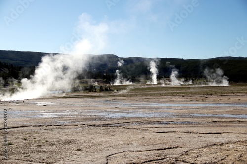 Hydrothermal activity – Yellowstone NP – USA 