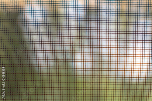Insektenschutzgitter am Fenster gegen Mücken
