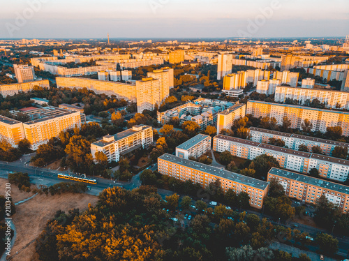 berlin at district lichtenberg in the afternoon