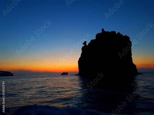 Sunset at the Mediterranean Sea