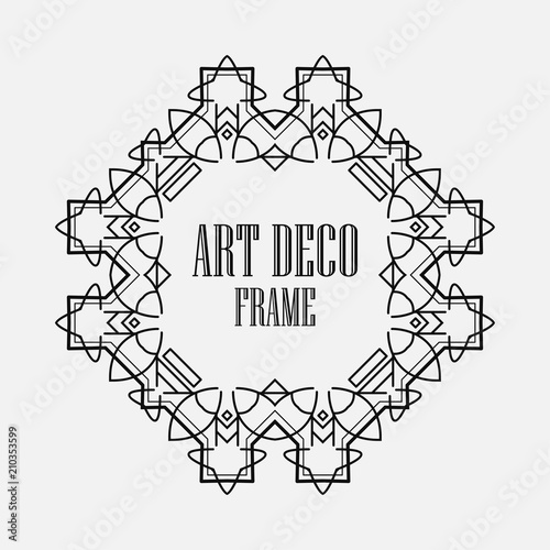 Art Deco frame