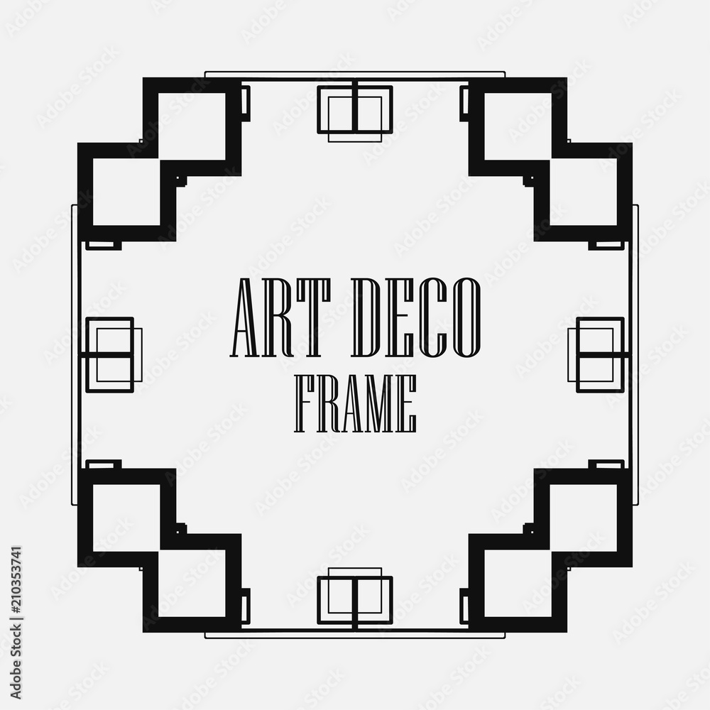Art Deco frame Art Deco frame