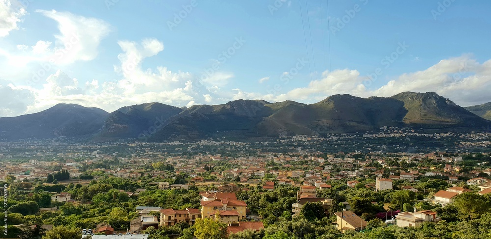 palermo view from Monreale