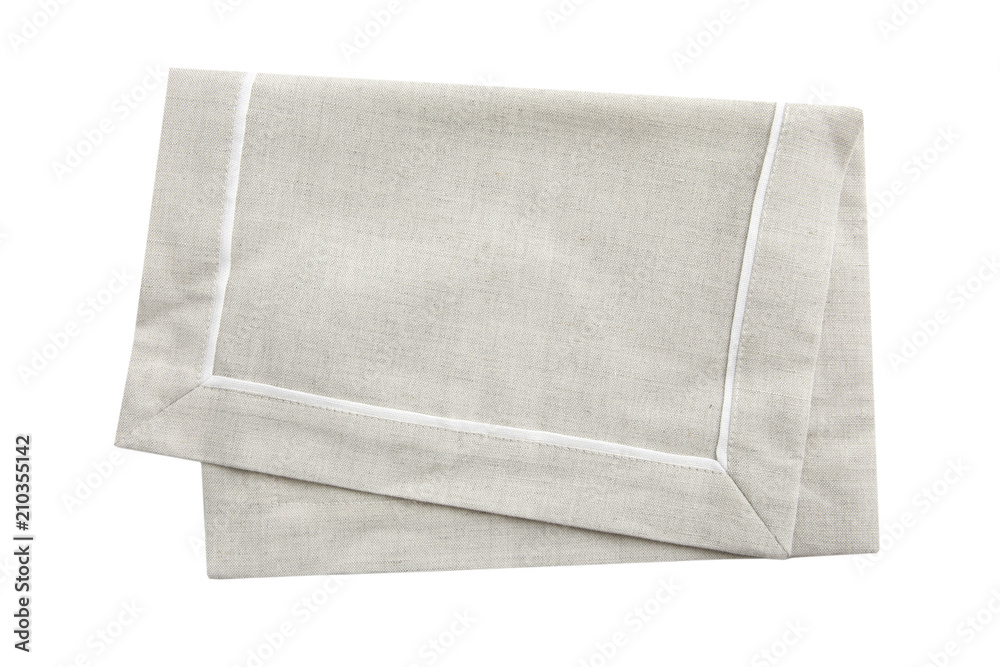 Kitchen towel cloth isolated.