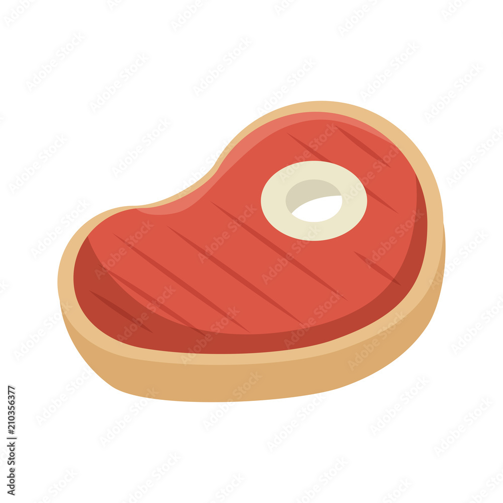 delicious beef steak cut vector illustration design delicious beef steak cut vector illustration design