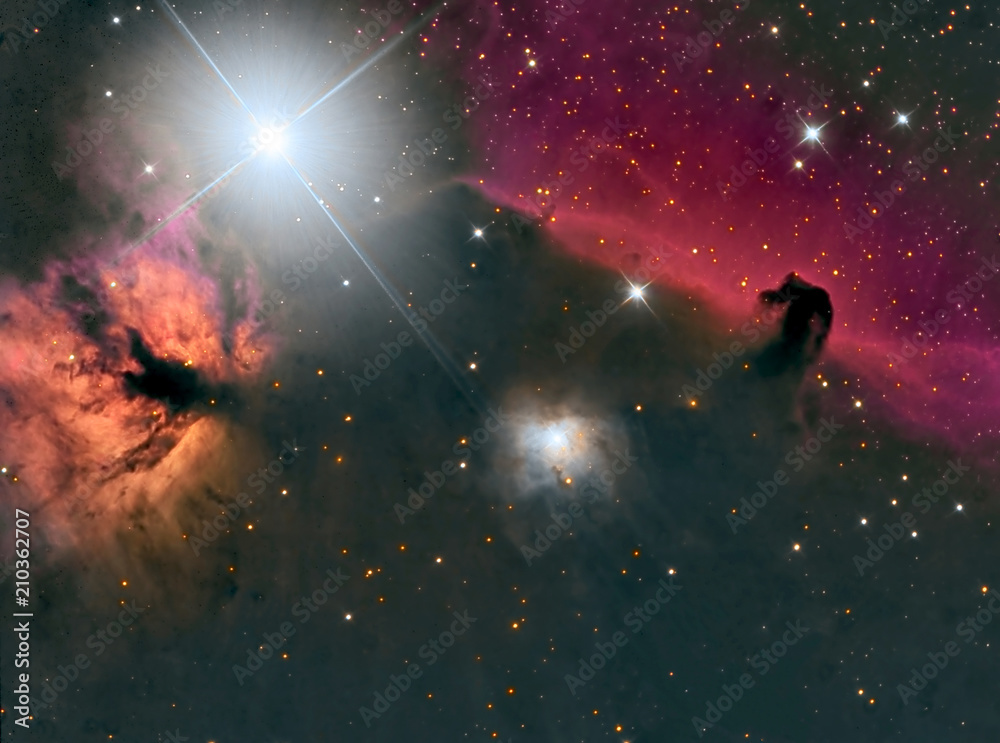 Wunschmotiv: Astrofotografie Pferdekopfnebel #210362707