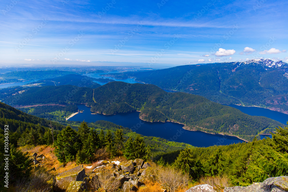 View of Buntzen Lake, Vancouver B.C.