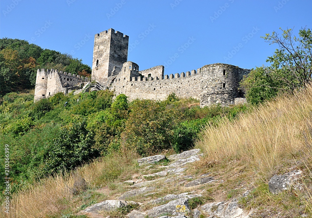 ruins castle ,village Spitz,Austria, Europe