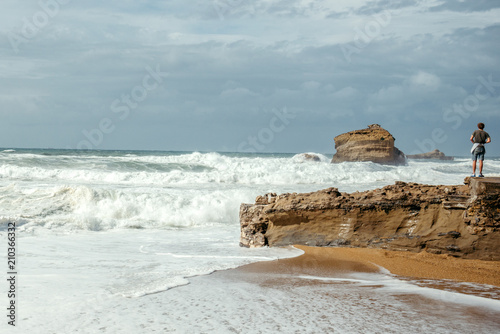 Scène de vie Océan, vague