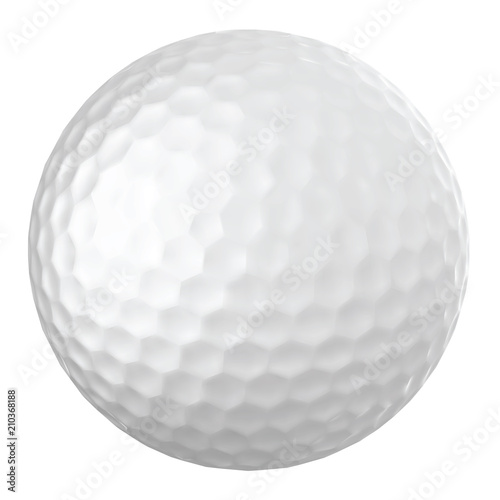 Realistic vector golf ball