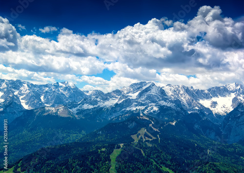 landscape near Garmisch Partenkirchen in Bavaria. Germany © gusenych