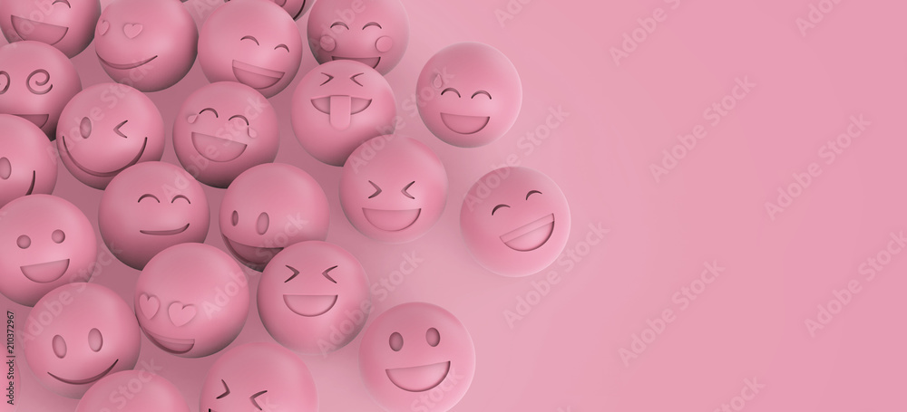 Smileys in Rosa Smileys in Rosa