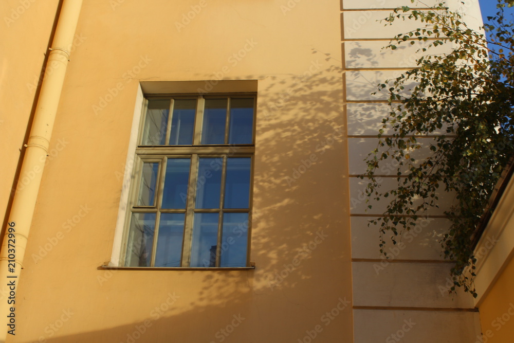 Fototapeta premium The window is torn