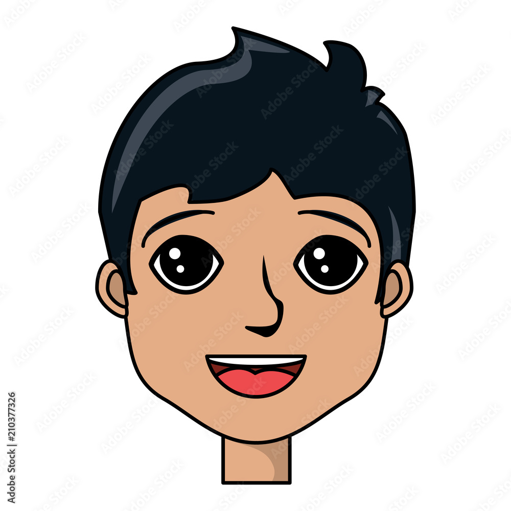 Cartoon man icon over white background, vector illustration Cartoon man icon over white background, vector illustration