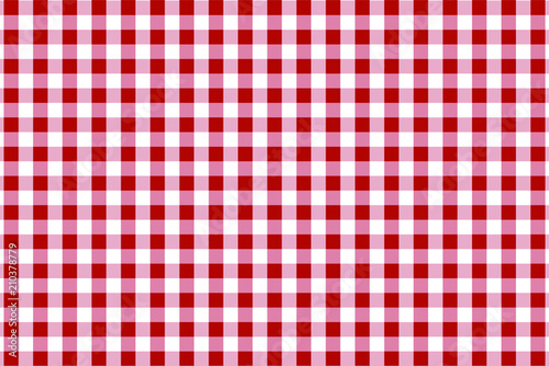 Firebrick Gingham pattern. Texture from rhombus/squares for - plaid, tablecloths, clothes, shirts, dresses, paper, bedding, blankets, quilts and other textile products. Vector illustration.