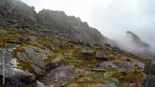 Santa Cruz Trekking Huaraz Mountains Peru with breathtaking views photo