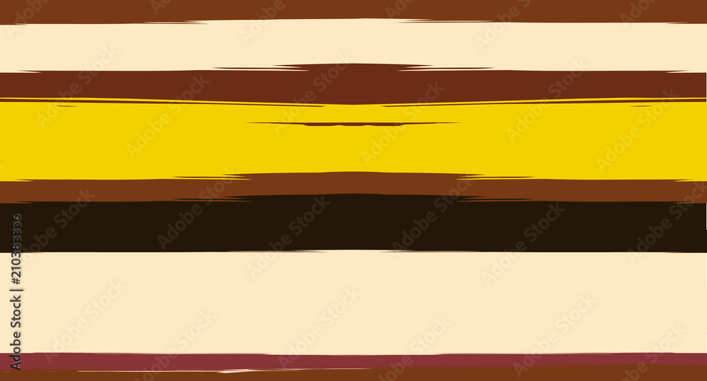 Fototapeta Brązowy poziomy akwarela paski bezszwowe wektor zima wzór. Ręcznie malowane linie graffiti w starym stylu. Retro Vintage żeglarz wąskie paski bez szwu. Szorstki fajne tło transparent pędzel Grunge.