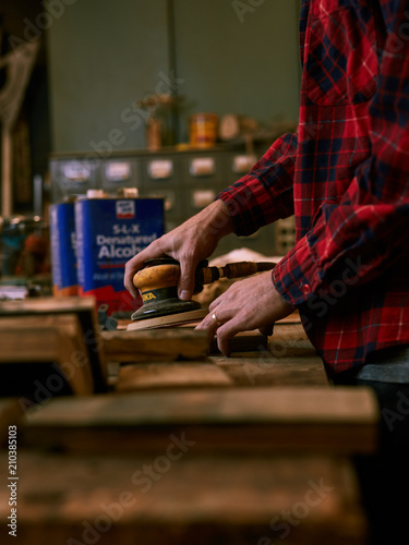 Woodworker Drilling