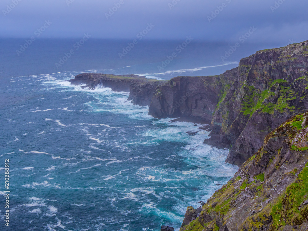 The amazing Fogher Cliffs at the Irish west coast The amazing Fogher Cliffs at the Irish west coast