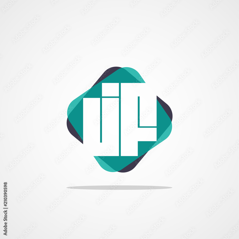 Initial Letter JF Logo Template Design Initial Letter JF Logo Template Design