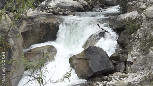 Santa Cruz Trekking Huaraz Mountains Peru with breathtaking views photo