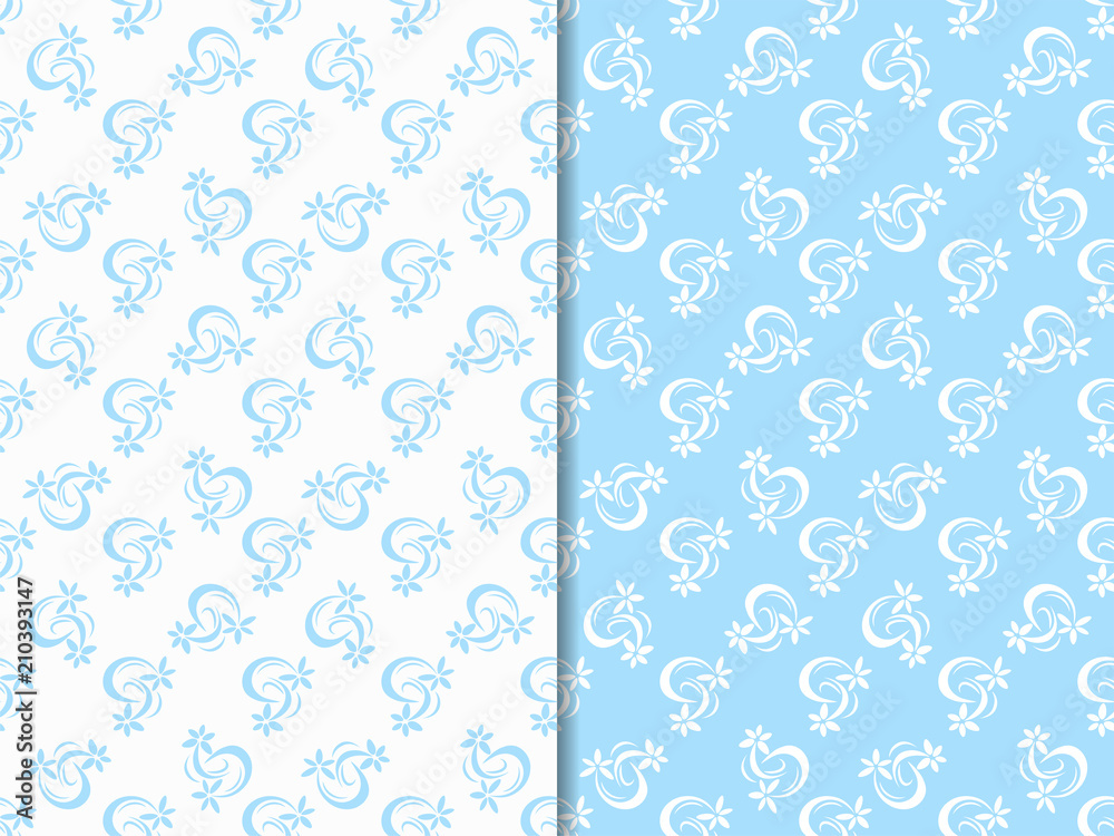 Geometric seamless pattern. Flower Geometric seamless pattern. Flower