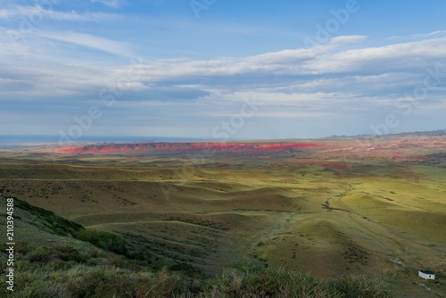 the valley of the red mountains