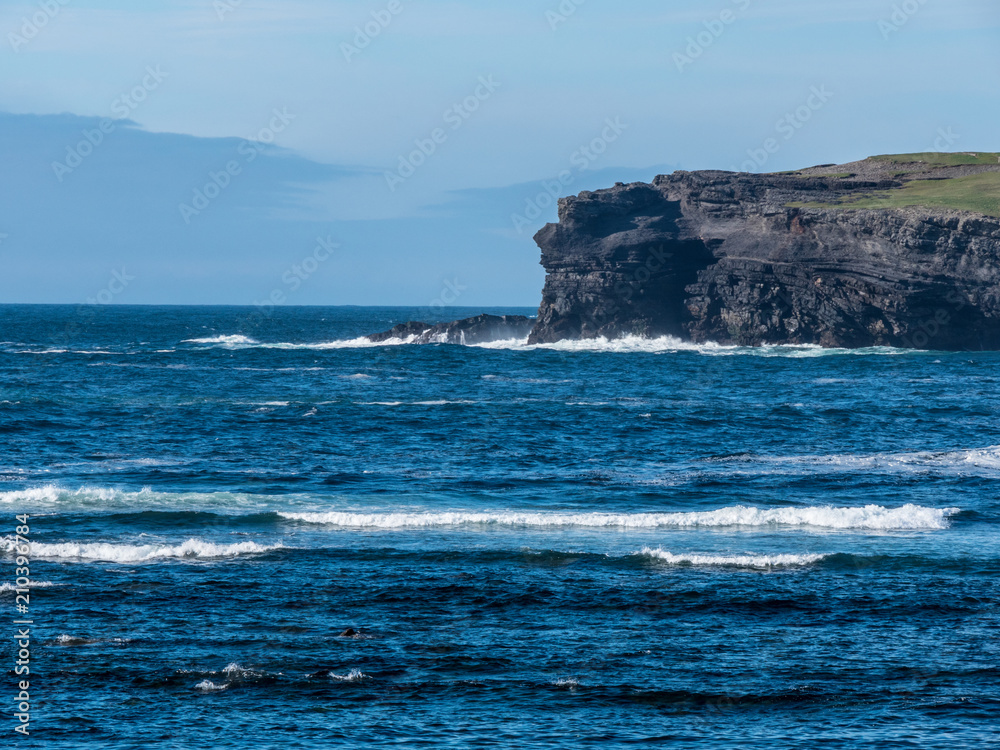 The rocky Kilkee Beach at the Irish coast The rocky Kilkee Beach at the Irish coast