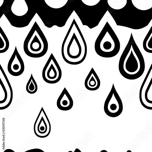seamless abstract pattern with drops
