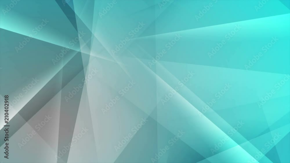 Abstract blue tech futuristic polygonal motion graphic design. Seamless looping. Video animation Ultra HD 4K 3840x2160