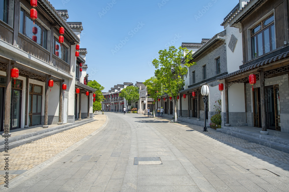 Obraz premium Chinese classical architecture town