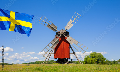 Windmühle in Schweden