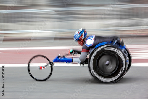 athletic competition wheelchair users photo
